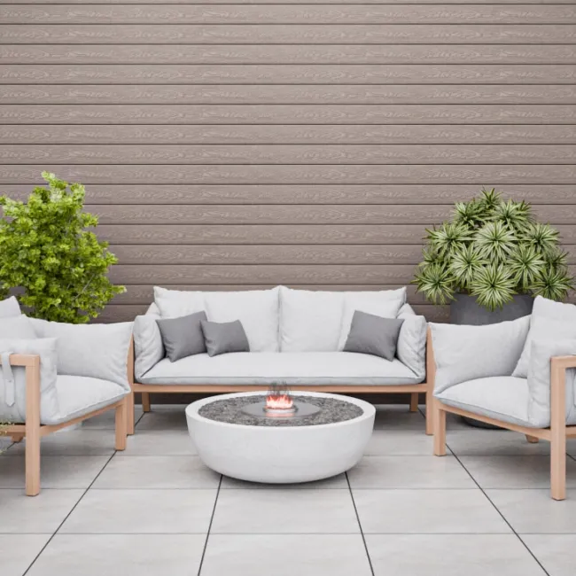 LuxeLine® Beige Wood Grain Shiplap Panels