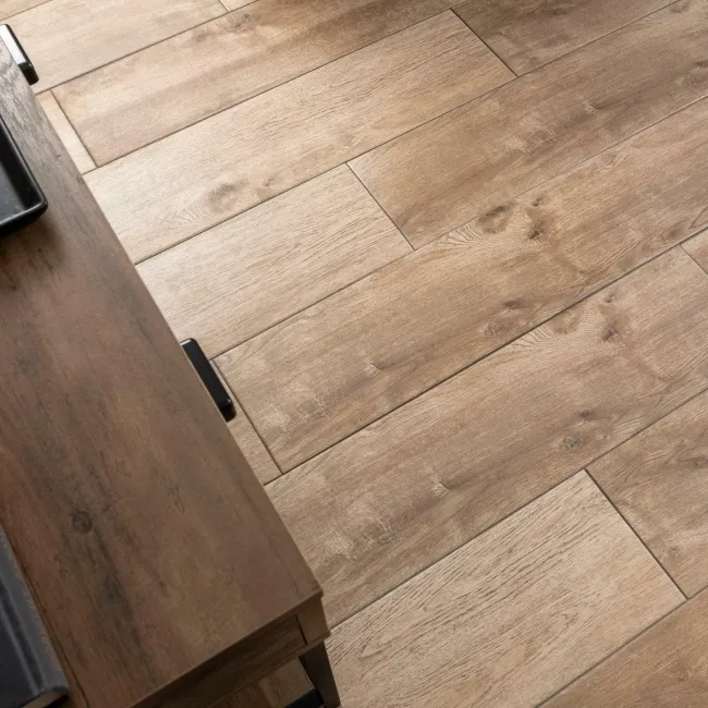 Madagascan Ipil Oak Wood Effect Porcelain Floor Tiles