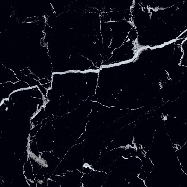 Marquina Black Matt Marble Effect 60x60 Wall and Floor Tiles