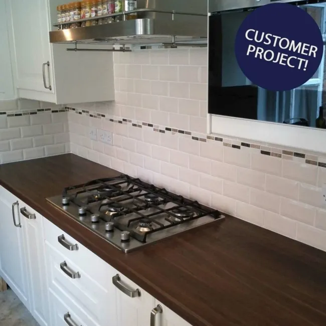 Oxford Circus Ceramic Matt Cream Mini Metro Tiles