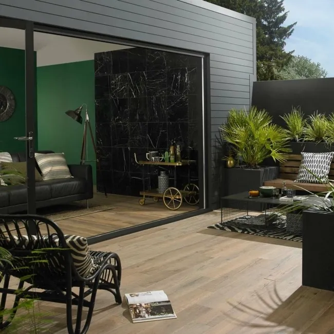 Muniellos Honey Oak Anti-Slip Wood Effect Porcelain Floor Tiles