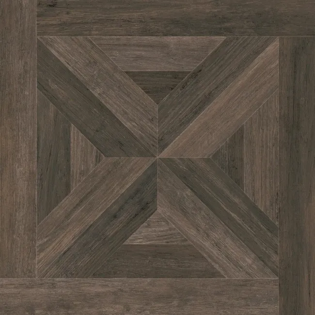 Empire Dark Oak Parquet Wood Effect Porcelain Floor Tiles