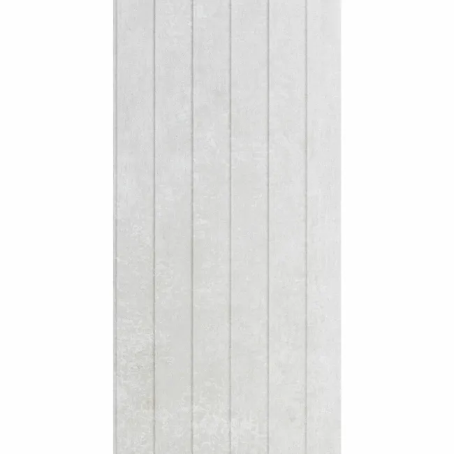 Genoa White Matt Decor Concrete Effect Wall Tiles