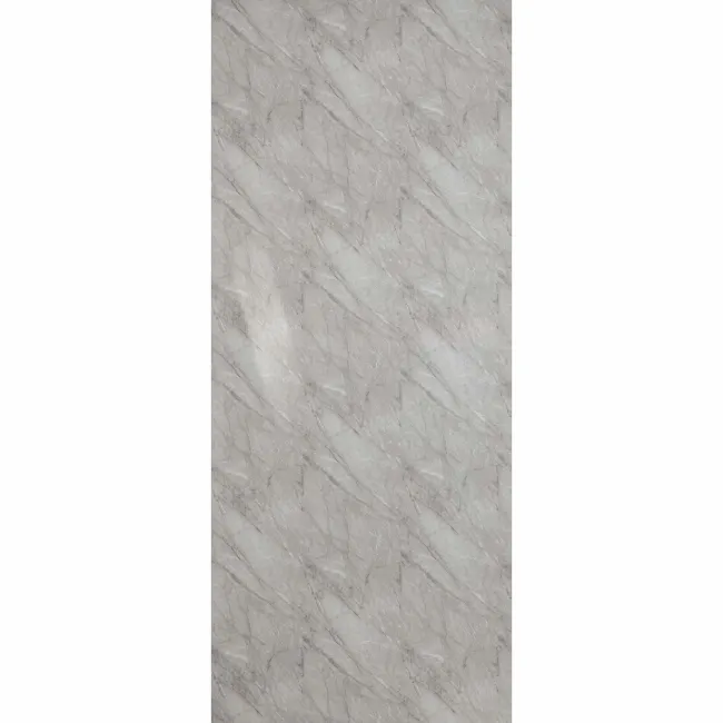 Trepanel Aqua® Gloss Light Grey Marble Effect PVC Bathroom Wall Panel