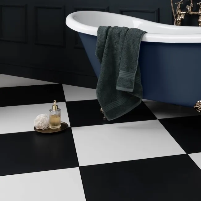 Sorbet White Matt Plain 598x598 Wall and Floor Tiles