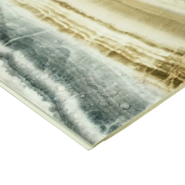 Trepanel Aqua Luxe® Onyx Multicolour Marble Effect Embossed Gloss SPC XXL Wall Panel