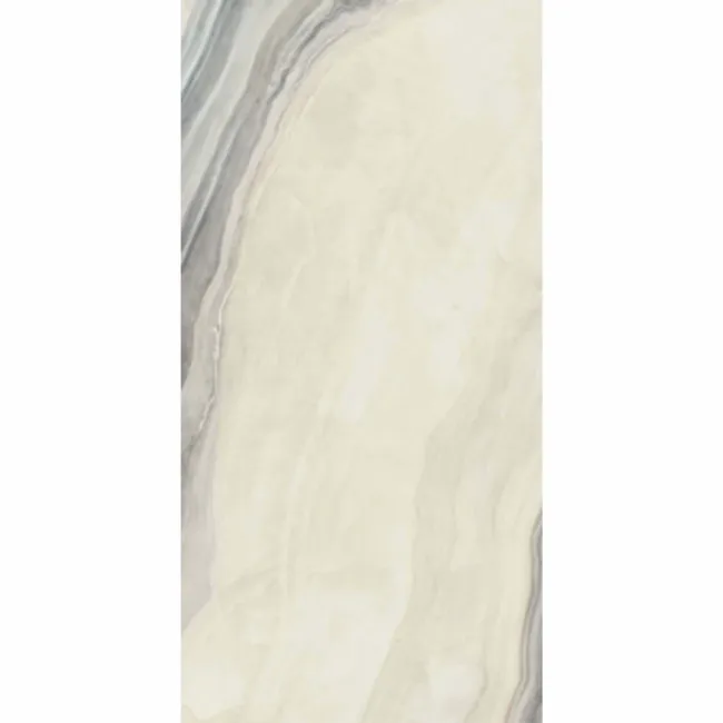 Verity White Marble Effect Polished Porcelain Wall & Floor Tile