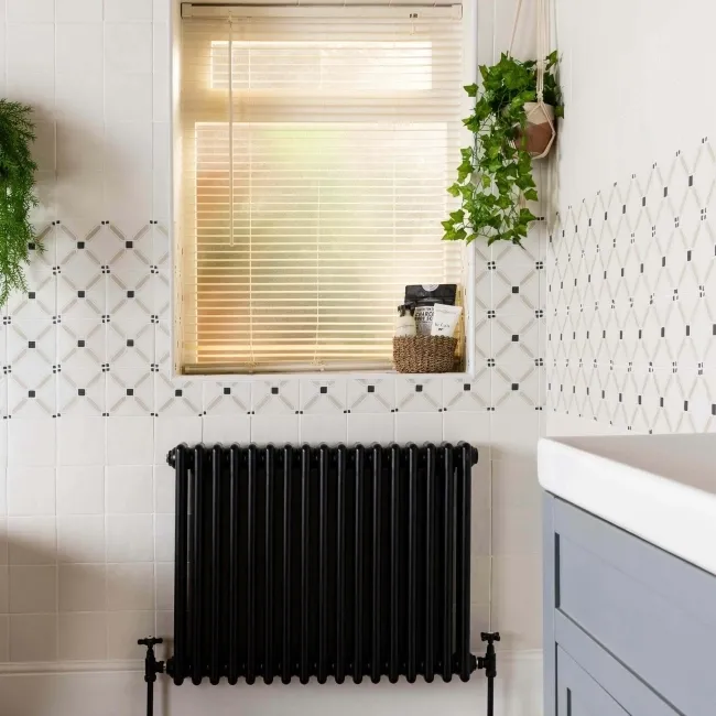 Dante Sand Cross Beige Matt Patterned Wall and Floor Tiles