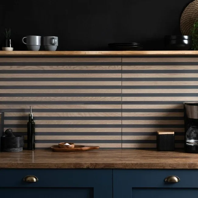 Timber Wood Slat Oak Ceramic Wall Tiles