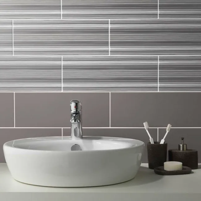 Tones Smoke Grey Matt Brick Tiles