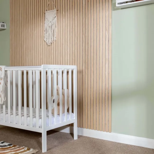 Trepanel® Oak on Grey Felt Acoustic Wood Wall Panels