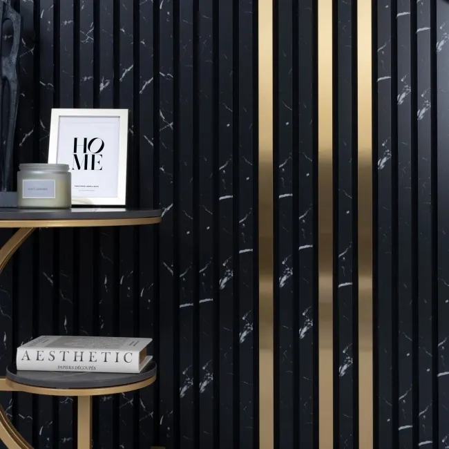 Trepanel® Stainless Steel Brass Decorative Acoustic Slat Cover