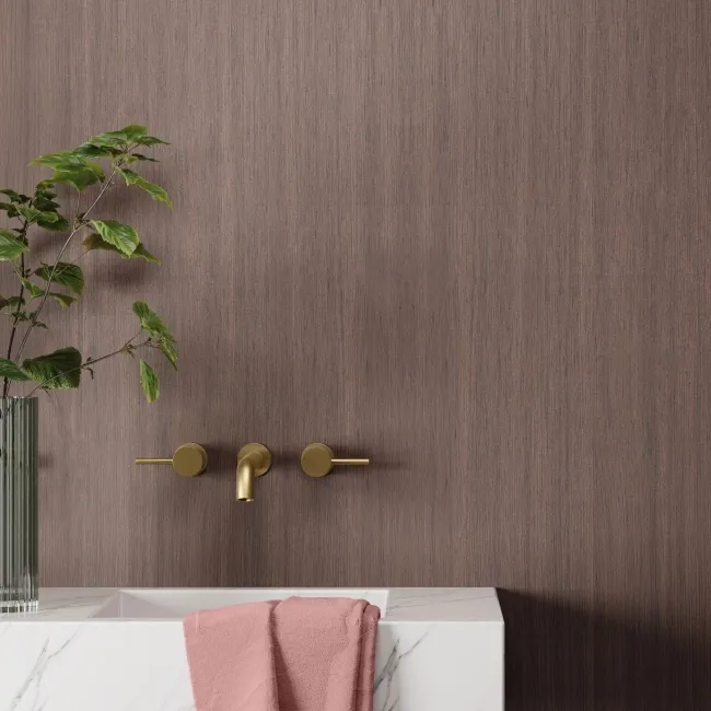 Trepanel Style® Walnut Wood Effect Matt WPC Laminated Wall Panel