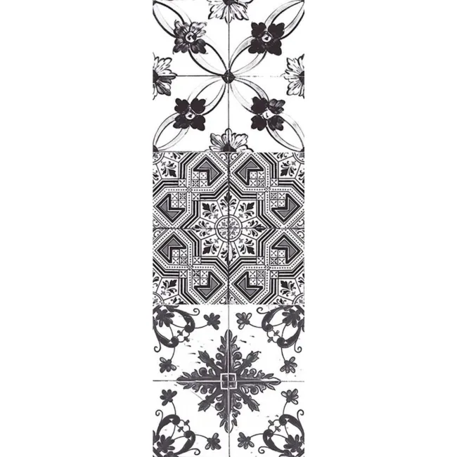 Eloquence Sloe Black Matt Patterned Wall Tiles