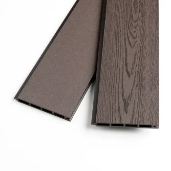 LuxeLine Composite Classic Fence Slats 180cm - Walnut (Pack of 2)
