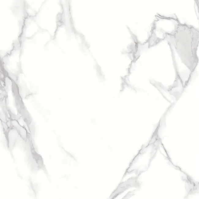 Ambleside White Satin Marble Effect Wall and Floor Tile