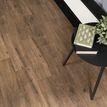 Friston Wood Effect Matt Dark Brown Tiles