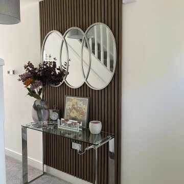 Trepanel® Smoked Oak Acoustic Wood Wall Panels