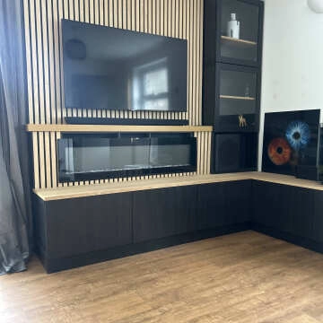 Trepanel® Oak Acoustic Half Wood Wall Panels