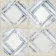 Floweret Diamond Cream Antique Patterned Wall and Floor Tiles