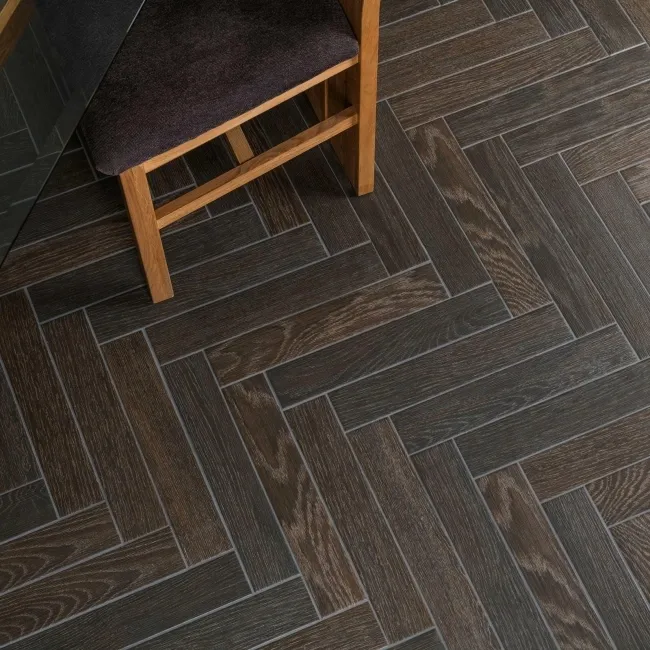 Bonsai Umber Wood Effect Porcelain Floor Tiles