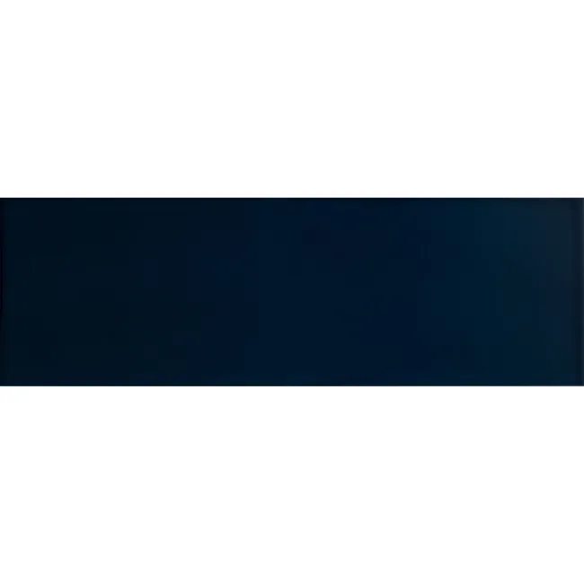 Linear Navy Gloss Brick Shape Wall Tiles 300x100