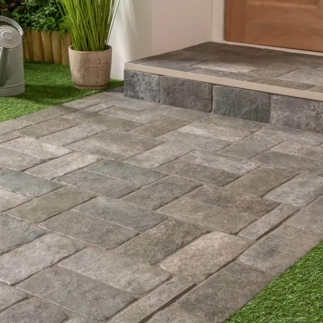Tuscany Grey Cobble Matt Brick Effect Wall and Floor Tiles