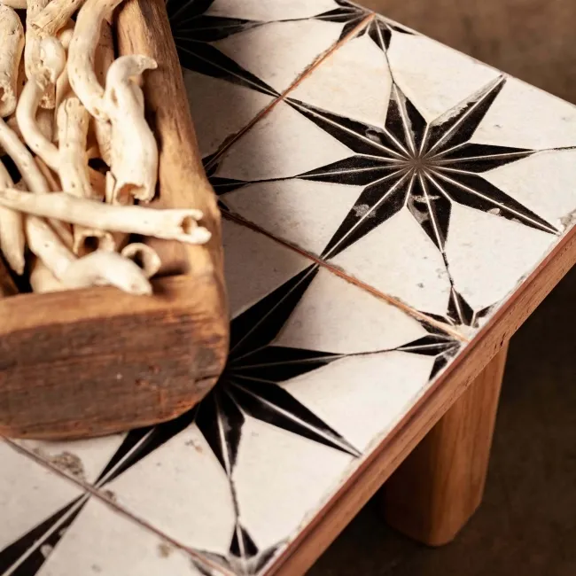 Cinders® Lux Star Noir Layer Tech Pattern Tiles