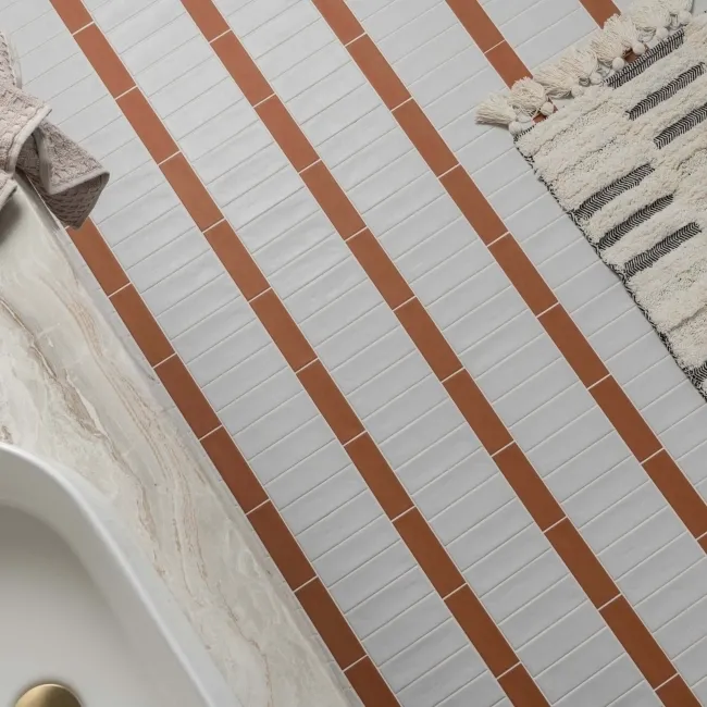 Hamlet White Porcelain Matt Metro Wall and Floor Tiles