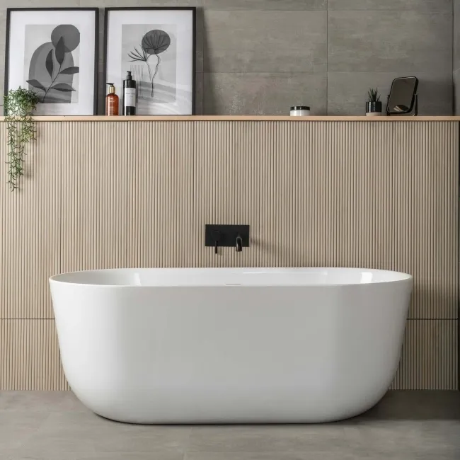 Contour Beige Maple Wood Slat Effect Wall Tiles