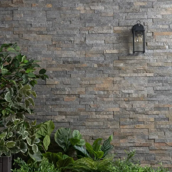 Ledgestone Olive Green Split Face Slate 300x150 Tiles