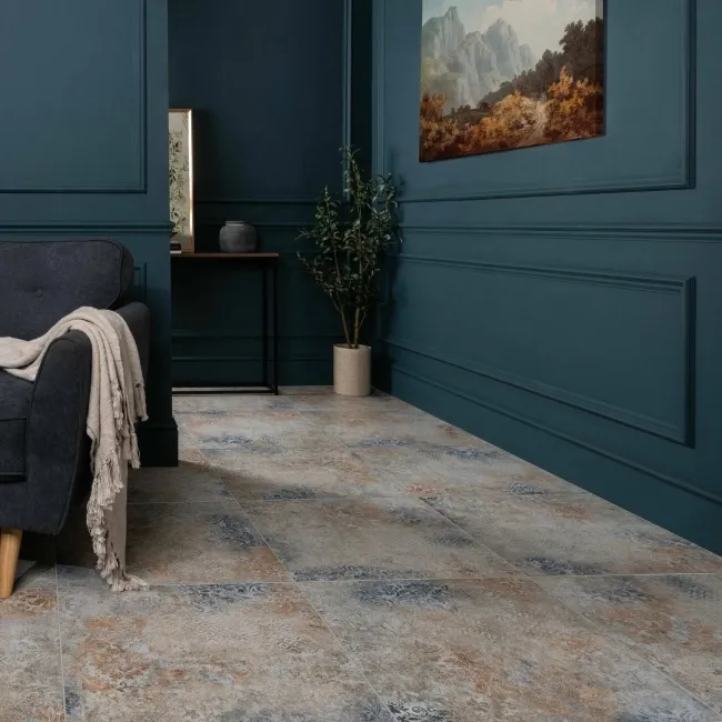 Tapestry Multicolour Matt Vintage Patterned Wall and Floor Tiles