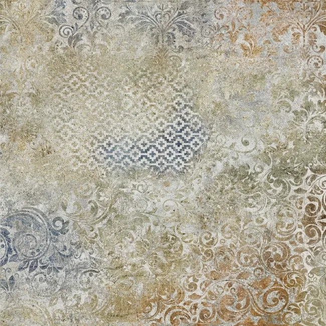 Tapestry Multicolour Matt Vintage Patterned Wall and Floor Tiles