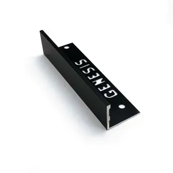 Genesis Black 22.5mm Porcelain Paving Slab Trim