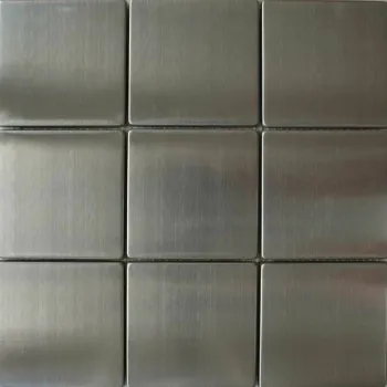 Shandong Brushed Mosaic Oriental Stainless Steel Tiles Mosaic Tiles