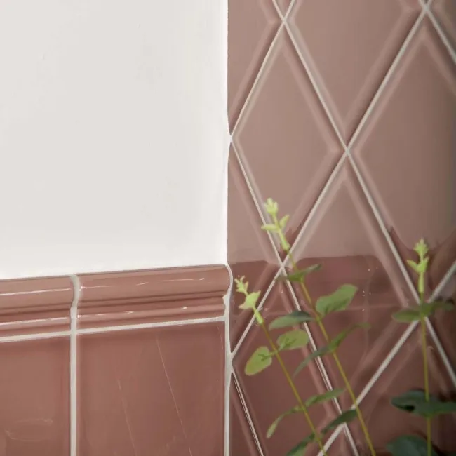 Capsule® Taupe Gloss Bevelled 150x150 Wall Tiles