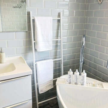 Metro Elephant & Castle Gloss Grey Metro Wall Tiles