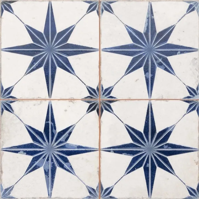Cinders® Lux Star Azure Layer Tech Pattern Tiles