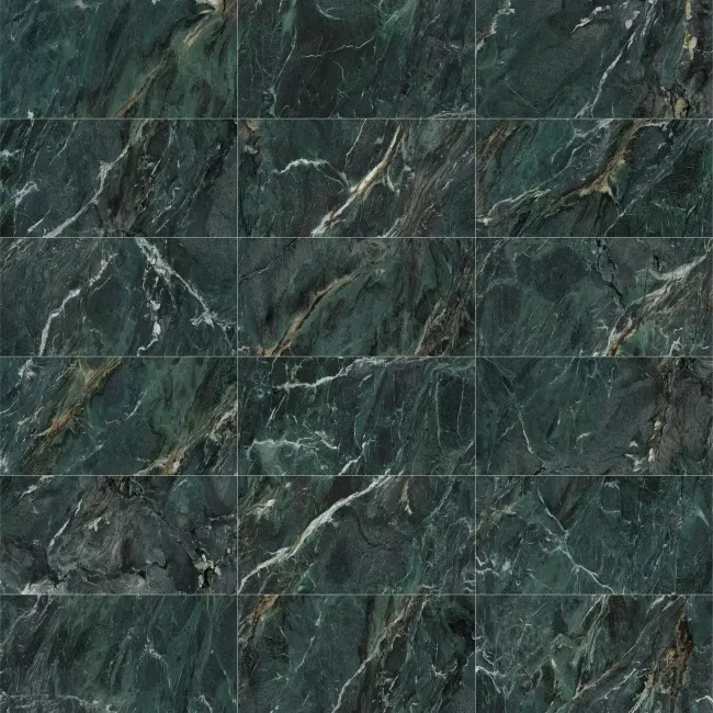 Deluxe Green Polished Marble Effect Wall and Floor Tiles