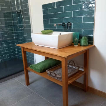 Carbon Graphite Concrete Effect Tiles