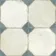 Octagon Effect Marine Blue Matt Vintage Pattern Wall and Floor Tiles