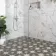 Scintilla Night Black Star Pattern Wall and Floor Tiles