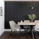 Trepanel® Black Wood Acoustic Wall Panel Trims with Lighting Option
