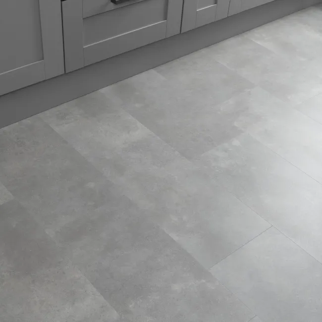 Trepanel Lux Mid Grey LVT Stone Effect SPC Vinyl Flooring
