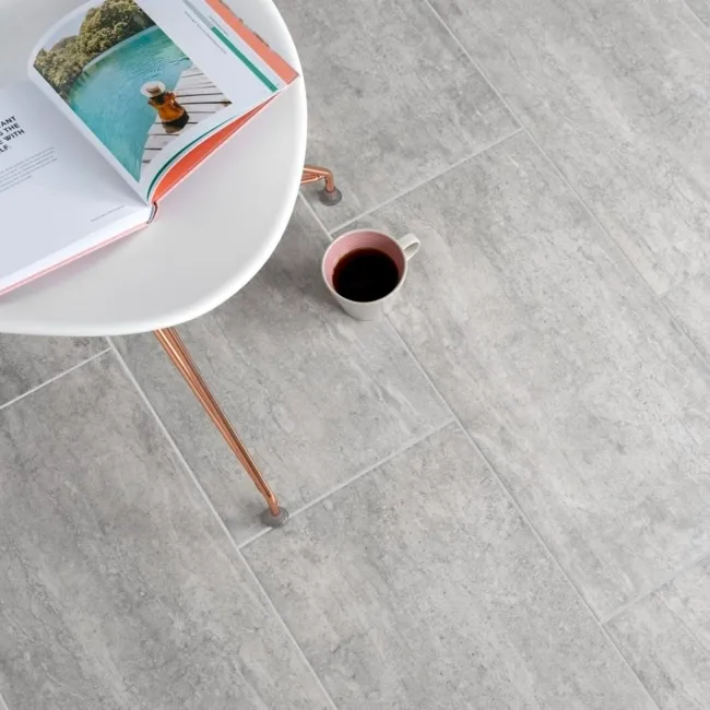 Coast Oyster Shell Grey Matt Stone Effect Wall And Floor Tiles