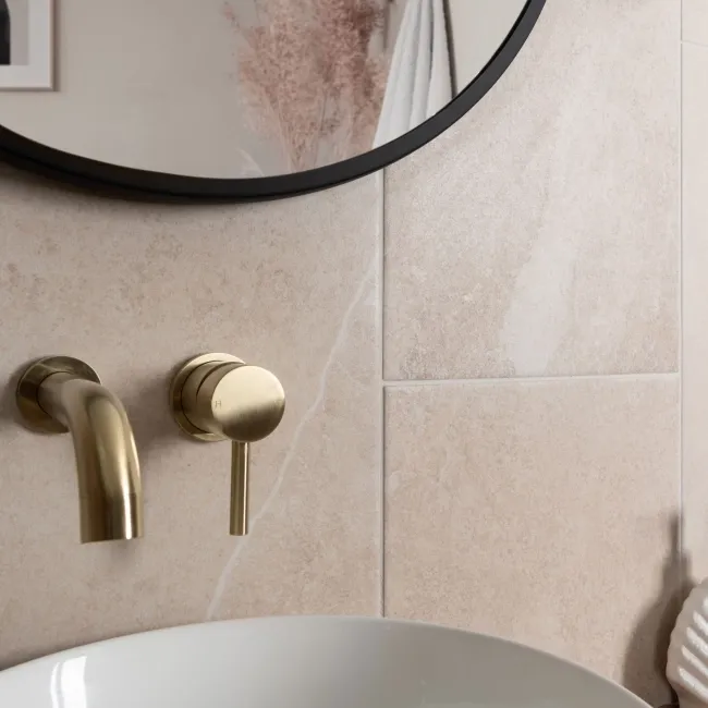 Driftstone Matt Beige Stone Effect Wall and Floor Tiles