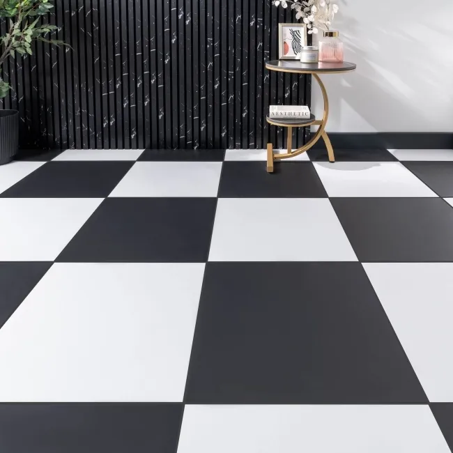 Ebony Matt Black Tiles