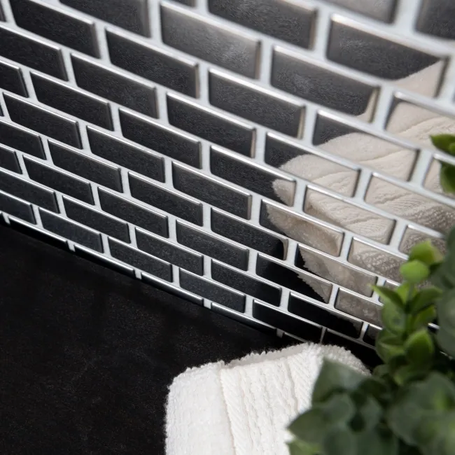 Jrangsu Polished Mosaic Oriental Stainless Steel Tiles Mosaic Tiles