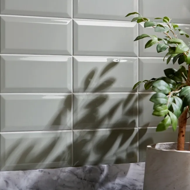 Greenwich Ceramic Gloss Green Metro Tiles