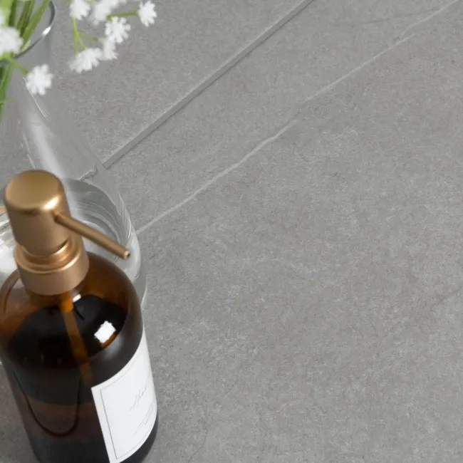 Driftstone Matt Grey Anti Slip Stone Effect Wall and Floor Tiles